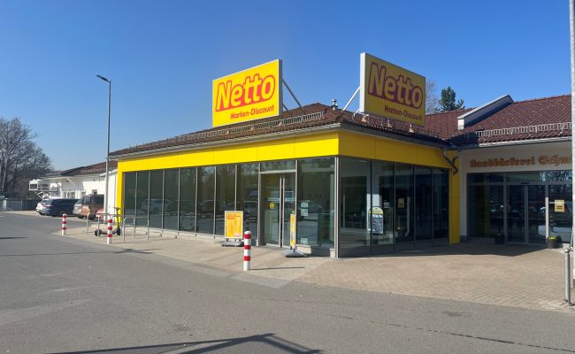 Umbau Netto Markt in Pirna 240304_01 Netto Pirna